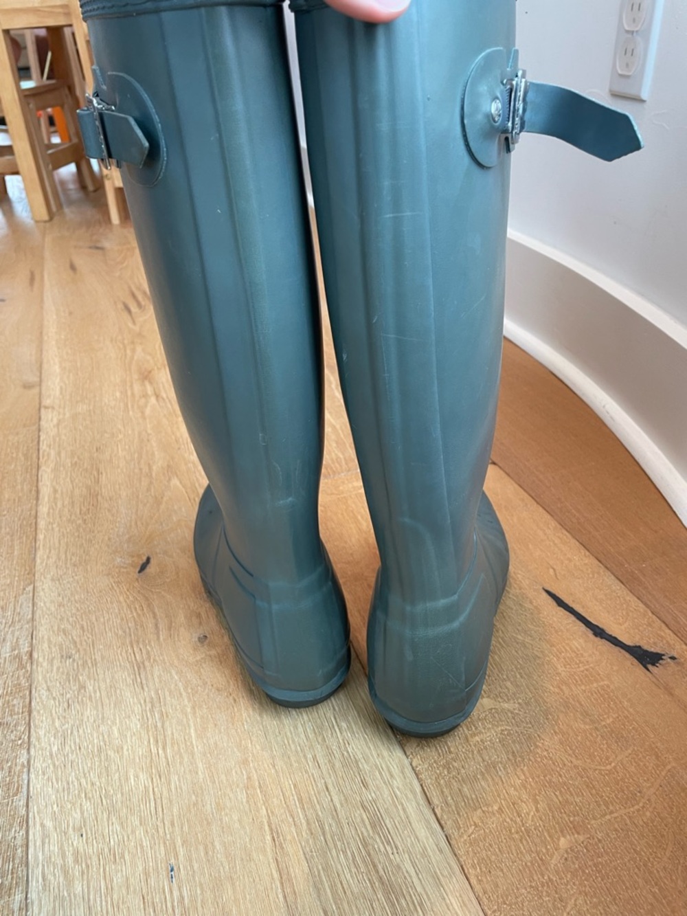 Hunter Tall Rain Boots in Grey - Picture 6 of 8